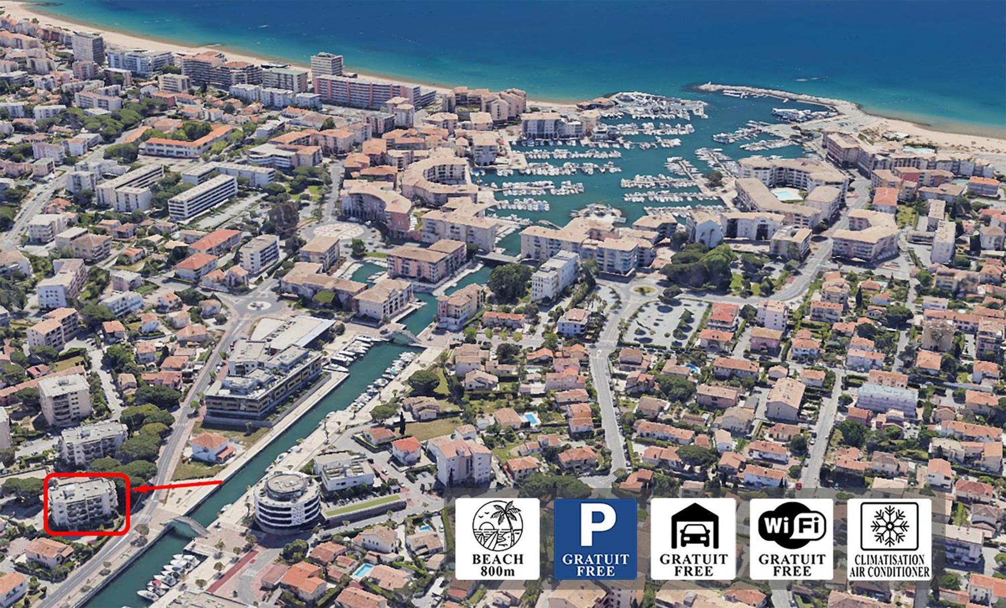 Chic Appart Du Port Fréjus מראה חיצוני תמונה